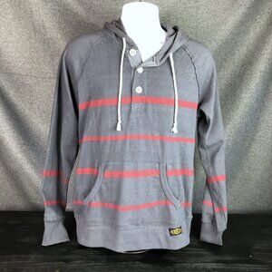 Brooklyn Cloth Long Sleeve Striped Hoodie Men's Sz Med